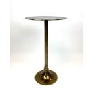 Create a unique space at home with this stunning aluminium antique gold round side table. Perfect as a bedside or lamp table too. 340 x 40 x 70cm