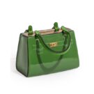 Add a glamorous vibe to your home with this green handbag vase. Made of ceramic, super glossy finish 16 x 14 x 24cm. Works as a utensil holder too!
