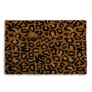 Add an exotic style to the doorstep with this superb coir leopard print doormat. With PVC backing . Add some fun to the doorway! 40 x 60 x 2cm