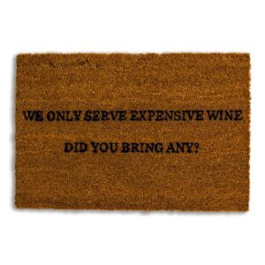 “Expensive Wine” Coir Doormat