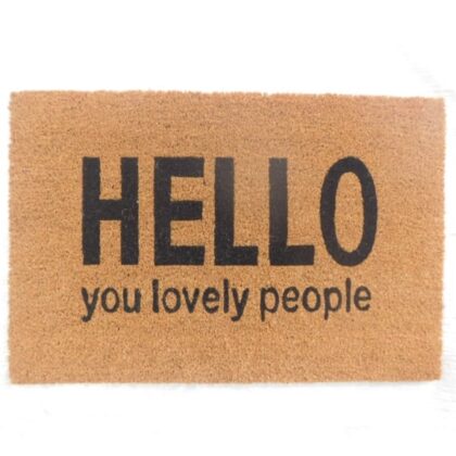 Add a humorous twist to the doorstep with this novelty "Hope You Like Dogs" doormat. With PVC backing . Perfect gift! 40 x 60 x 2cm