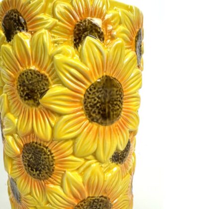 Multi Sunflower Ceramic Vase - Image 2