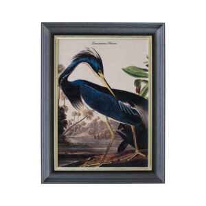Luxury Velvet Louisiana Heron Wall Print