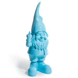 Medium Blue Naughty Garden Gnome