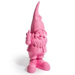 Medium Pink Naughty Garden Gnome