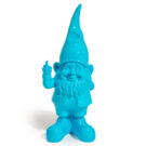 Meet our small blue naughty gnome. 25.5 x 10 x 10cm. Super shiny, smooth and glossy. Guaranteed to make you smile! Perfect for the desk!