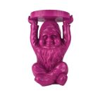 This perfectly bright pink gnome side table is well finished and super shiny! A perfect bedside table too! 52 x 35 x 37cm. Great in any room. Made of resin.