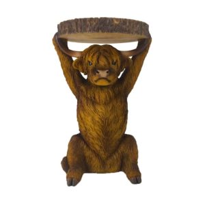 Highland Cow Side Table