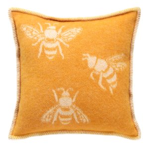Yellow Bee Pure Wool Cushion with Filler – JJTextile