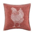 Add stylish soothing sunrise vibes with our terracotta chicken wool cushion with hollow-fibre filler. 45 x 45cm. Fabulous JJ Textile design and colour.
