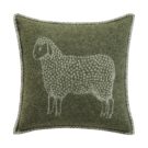 Add stylish soothing vibes with our dotty moss green sheep wool cushion with hollow-fibre filler. 45 x 45cm. Fabulous design and colour. Perfect gift.
