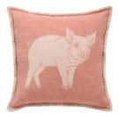 Add some cheeky fun and cuddles with this soft pink piglet wool cushion with hollow-fibre filler. 45 x 45cm. Fabulous design and colour. Perfect gift.