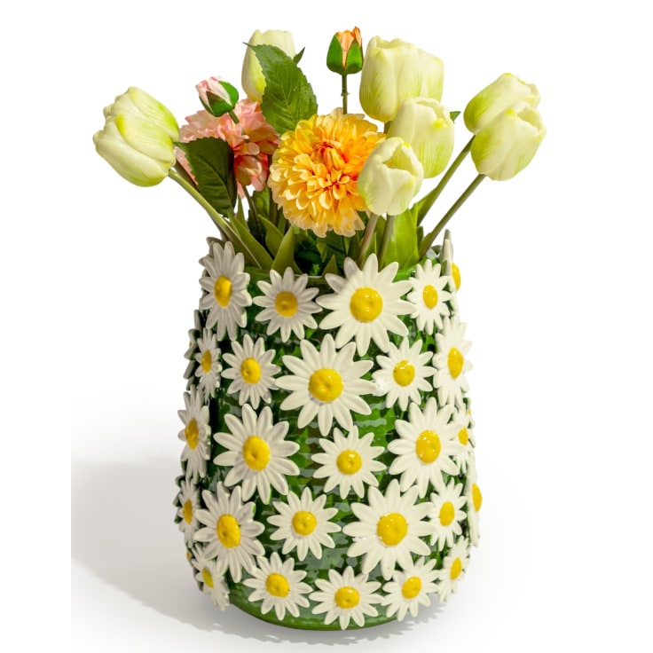 Large Multi Daisy Vase - Image 4