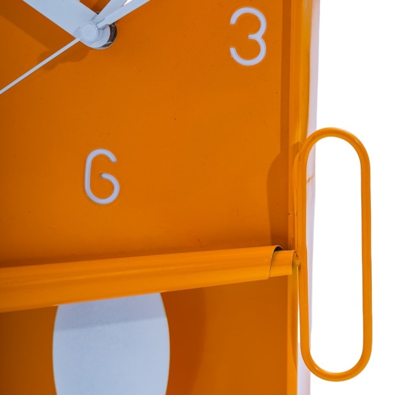 Orange Sardine Tin Wall Clock - Image 3