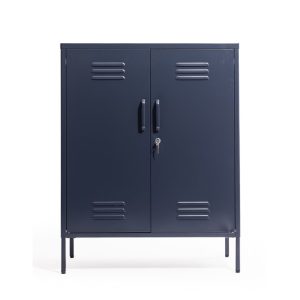 Medium Steel Metal Locker – Navy Blue