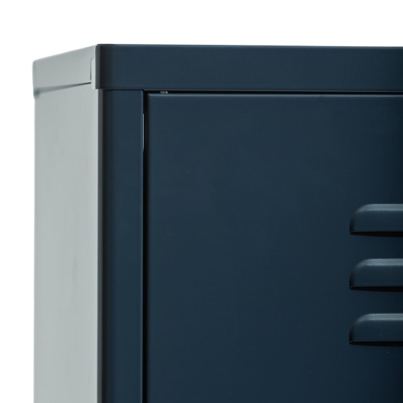 Medium Steel Metal Locker - Navy Blue - Image 4
