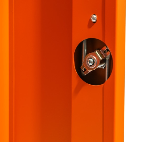 Medium Steel Metal Locker - Burnt Orange - Image 6