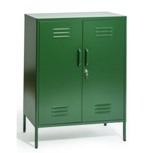 Medium Steel Metal Locker – Racing Green