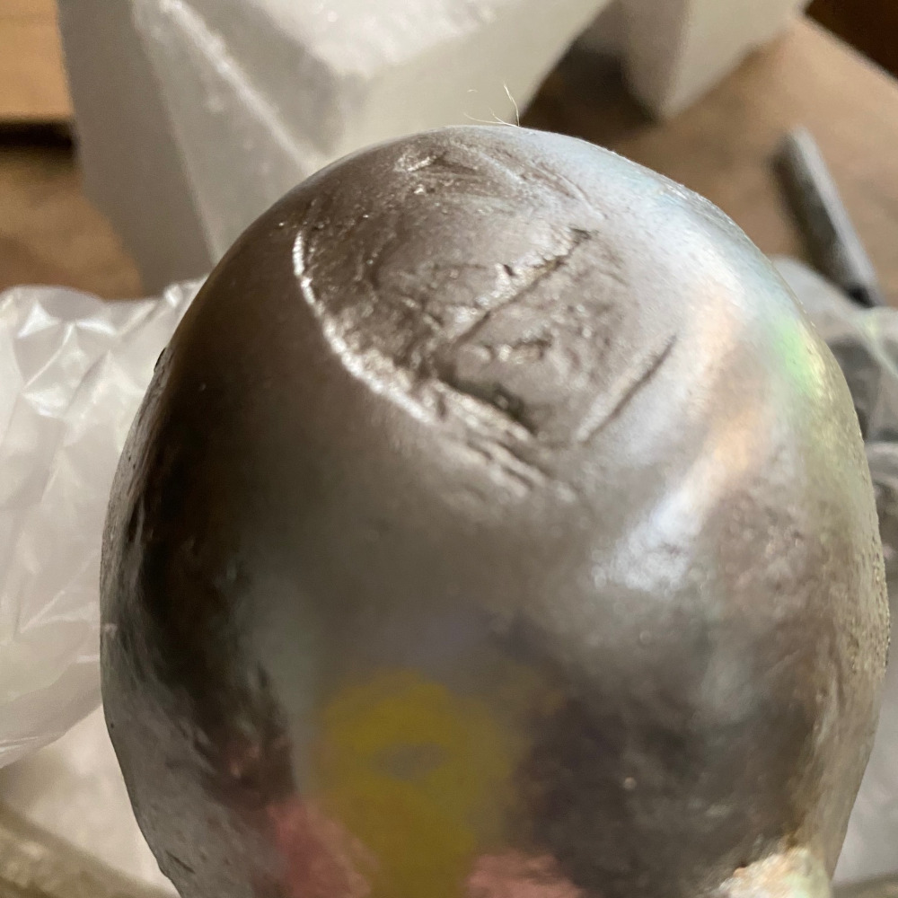Silver Octopus Candle Stick - SECONDS - Image 2