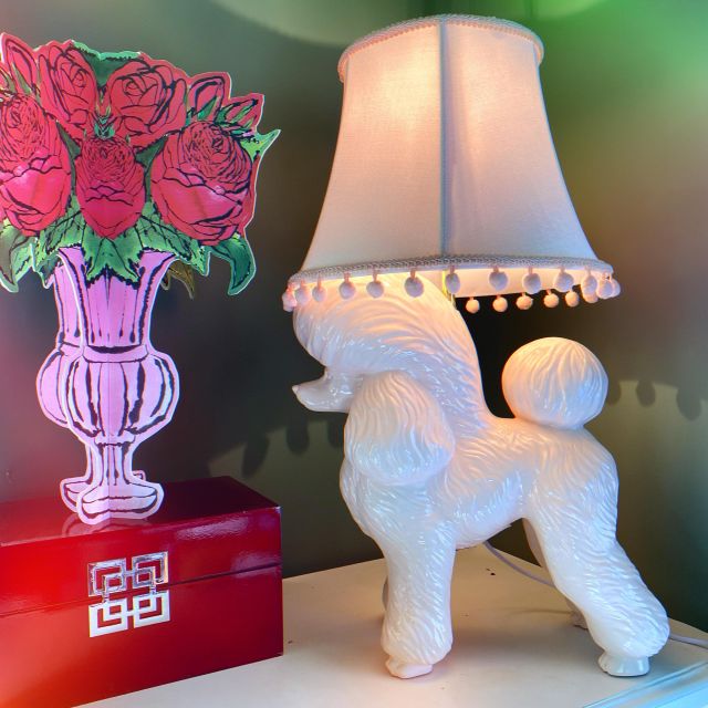 Do you love this new Pink Poodle lamp as much as I do?
